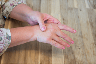 Back of Wrist Massage, Motion Works Physiotherapy Stittsville, Stittsville Physiotherapist